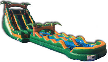 Tropical Oasis Waterslide with Slip N Slide Tropical Oasis Waterslide with Slip N Slide